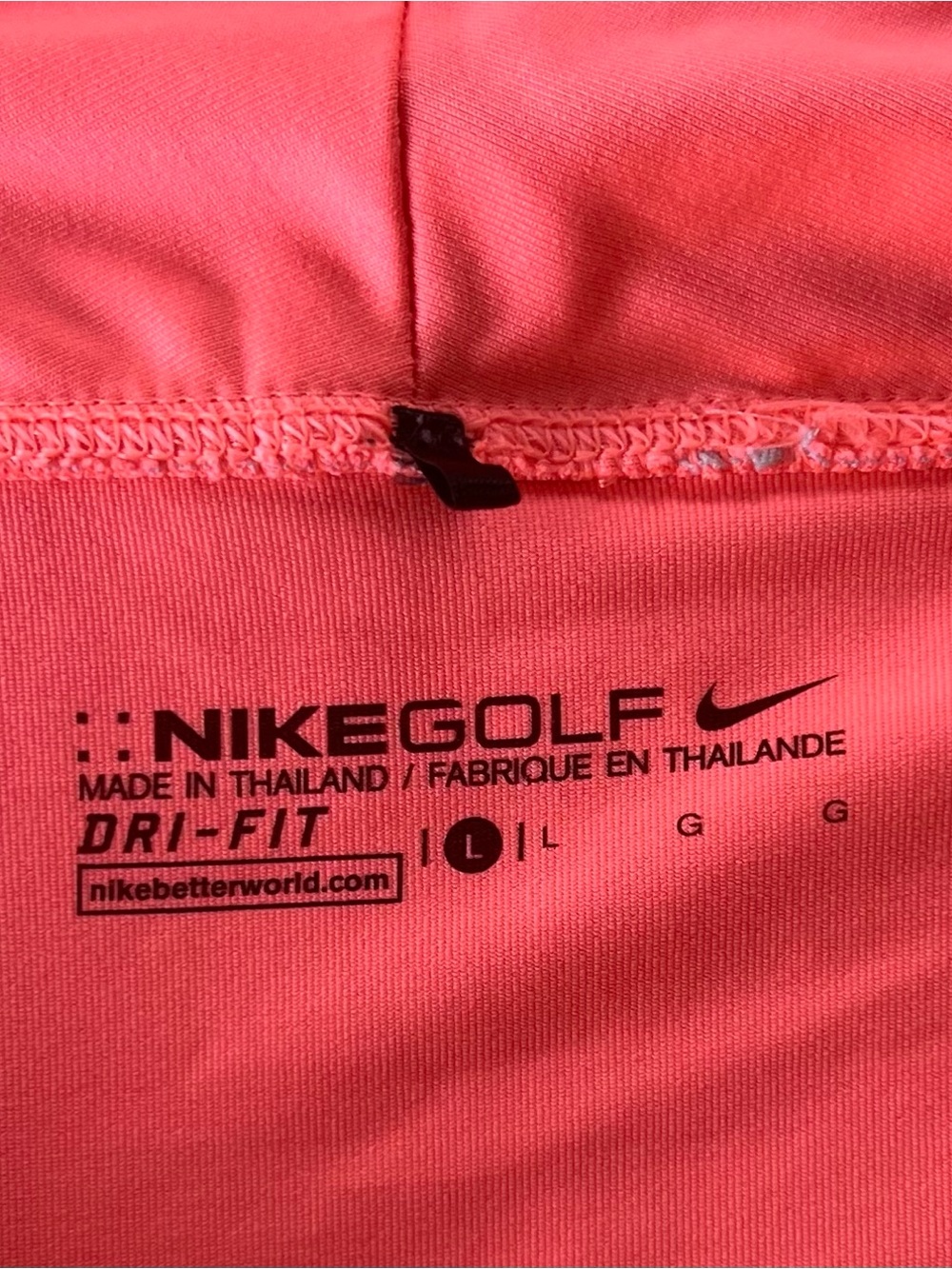 Nike Coral Pink Dri-FIT Golf Skort - Picture 4 of 5